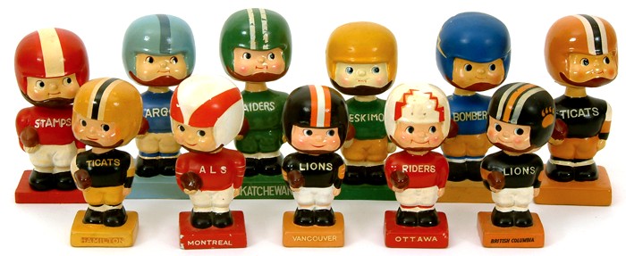 Cleveland Browns NFL 1962 Vintage Bobblehead Toes Up Extremely Scarce Type  2 Nodder - Vintage Nodders